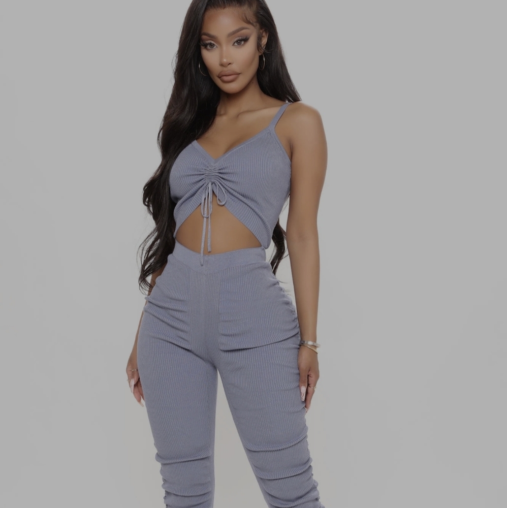 Fashion Nova Heather Sweater Jumpsuit